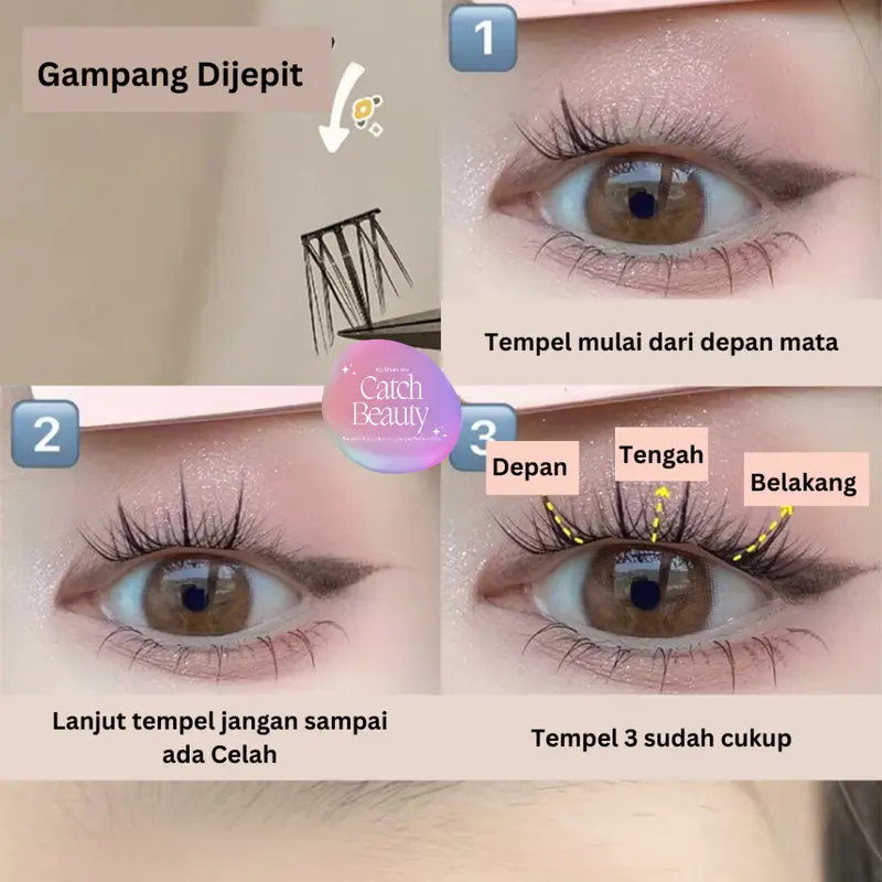 CB ulu Mata Palsu Berkualitas Tinggi Eyelash Extension 11/12/13mm Natural Ekstensi Bulu Eyelash Little Devil Bulu Mata Palsu 2