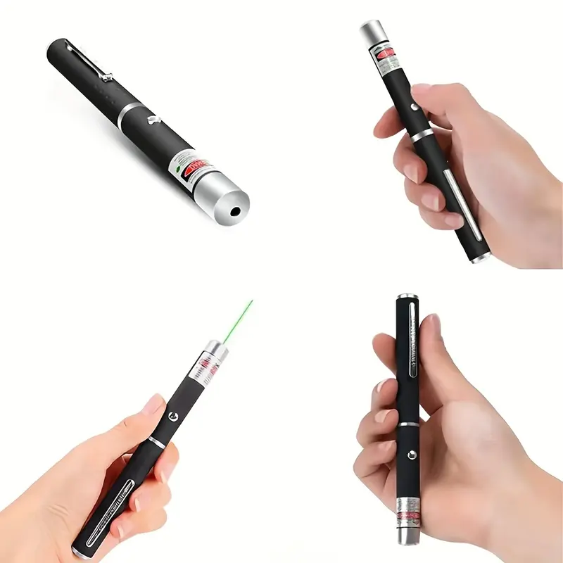 1/2/3 Pieces Tactical Laser Pointer - Red/Green/Purple Beam, Suitable for Airsoft Guns, Rifle Scopes, and Target Practice - Handheld Laser Pointer, Suitable for Night Use, Optical Alignment, and Pet Play 6