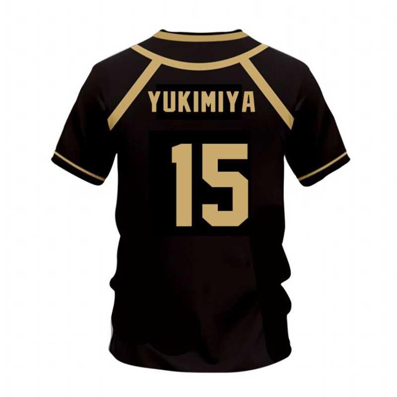 Áo Thun Nam Ngắn Tay, Áo Bóng Đá Bóng Chuyền Futsal, Thiết Kế Anime Lock Xanh, Phong Cách Bastard Munchen, Quần Áo Thể Thao 4