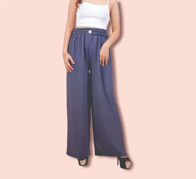 CELANA JUMBO WANITA KULOT CRINGKEL / CRINGKLE AIRFLOW PREMIUM / CELANA WANITA / CELANA KULOT KANCING / KULOT JUMBO / CELANA WANITA JUMBO Crinkle Panjang 1