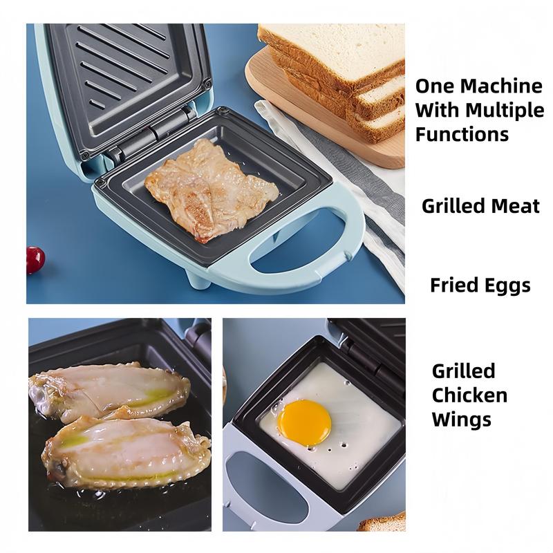 Product Introduction of [HOT]Sandwich Maker Double-Sided  Breakfast Toast Maker 650W Waffle Maker Multifunctional With Non-Stick Plates  Small And Light Nonstick 24