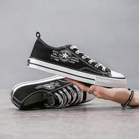 Gambar Beeyoo Sepatu Sneakers Formal Casual Wanita Sepatu Kanvas Fashion Wanita Sepatu Kets Sekolah Olahraga WK207 Karet Shoes - HITAM-PUTIH, 36 dari beeyoo Kota Tangerang 4 Tokopedia