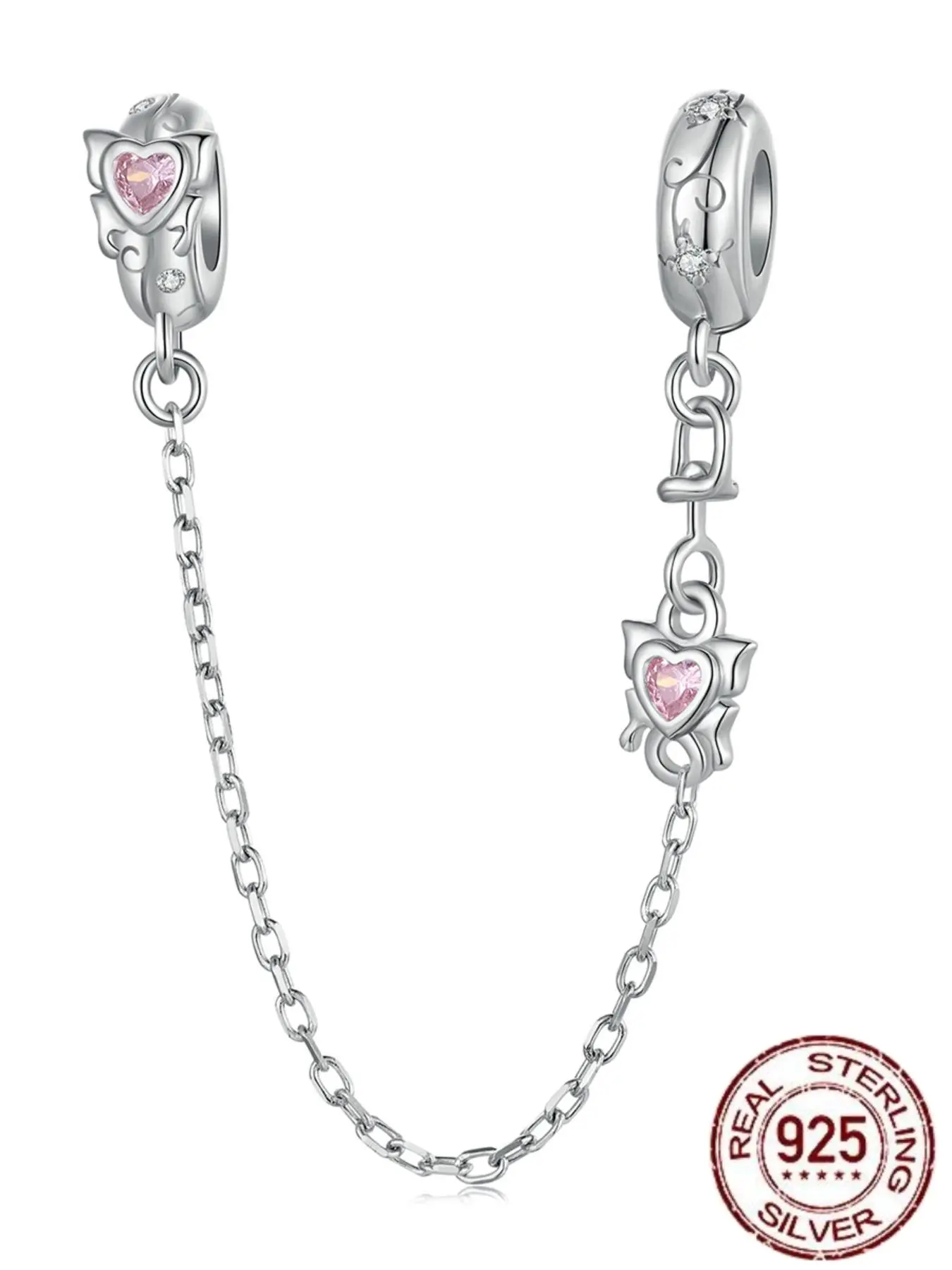 S925 Sterling Silver Cute Butterfly Design Chain, Fashionable Animal Themed Chain for Women & Girls, Trendy All-match & Exquisite Jewelry for Birthday Gift