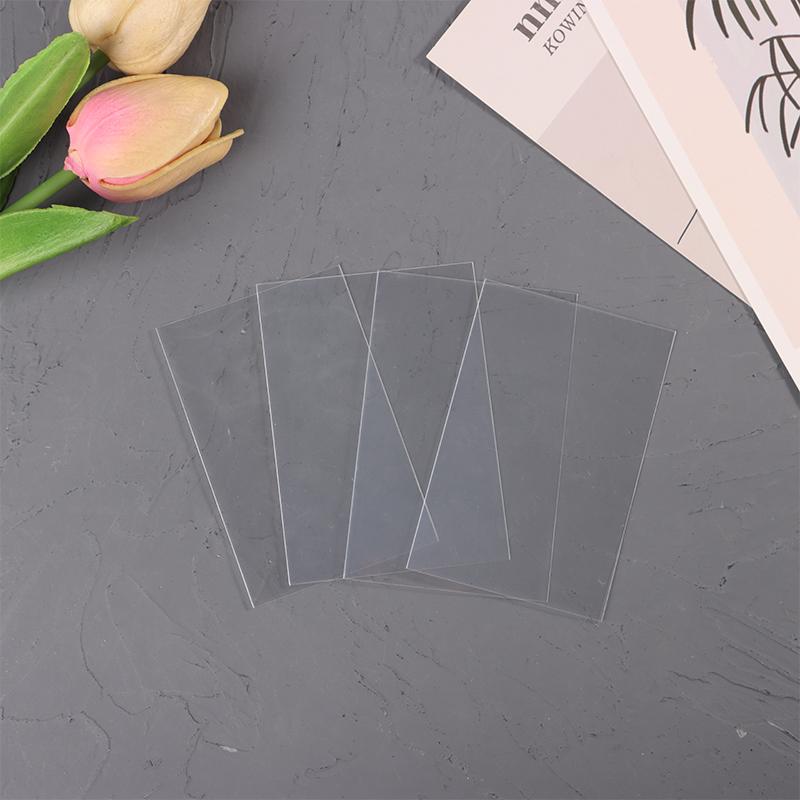 Tay Áo Thẻ Hàn Quốc, 50 Cái, Trong Suốt, Không Axit, CPP CỨNG, 3 Inch, Bảo Vệ Holográfic Photocard, Thích Hợp Cho Album Và Đóng Gáy Tấm Phim 2