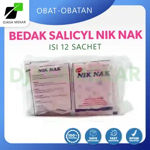 Bedak Salicyl Nik Nak Isi 12 Sachet