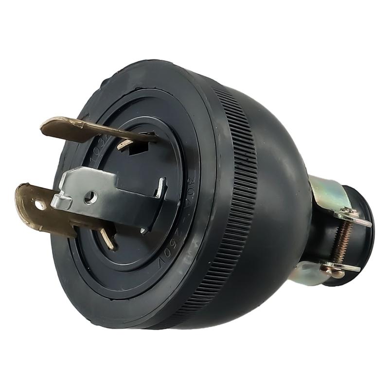 2KW Generator Plug Anti-Loose Plug 168f Anti-Off Three-Pole Plug ...