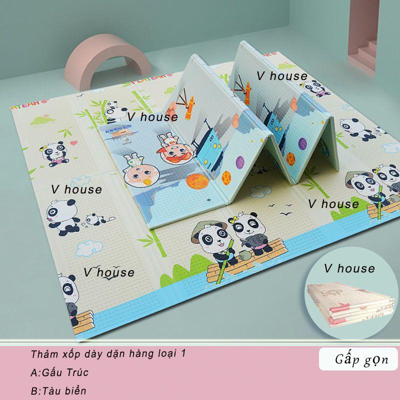  Thảm xốp XPE gấp gọn cho bé kích thước 1m8x2m hàng chuẩn  chọn mẫu  