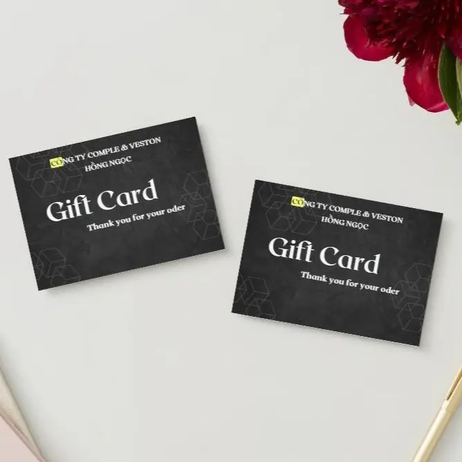 thẻ Gifr crad khi mua bộ vest - dể tri ân các khách hàng của shop