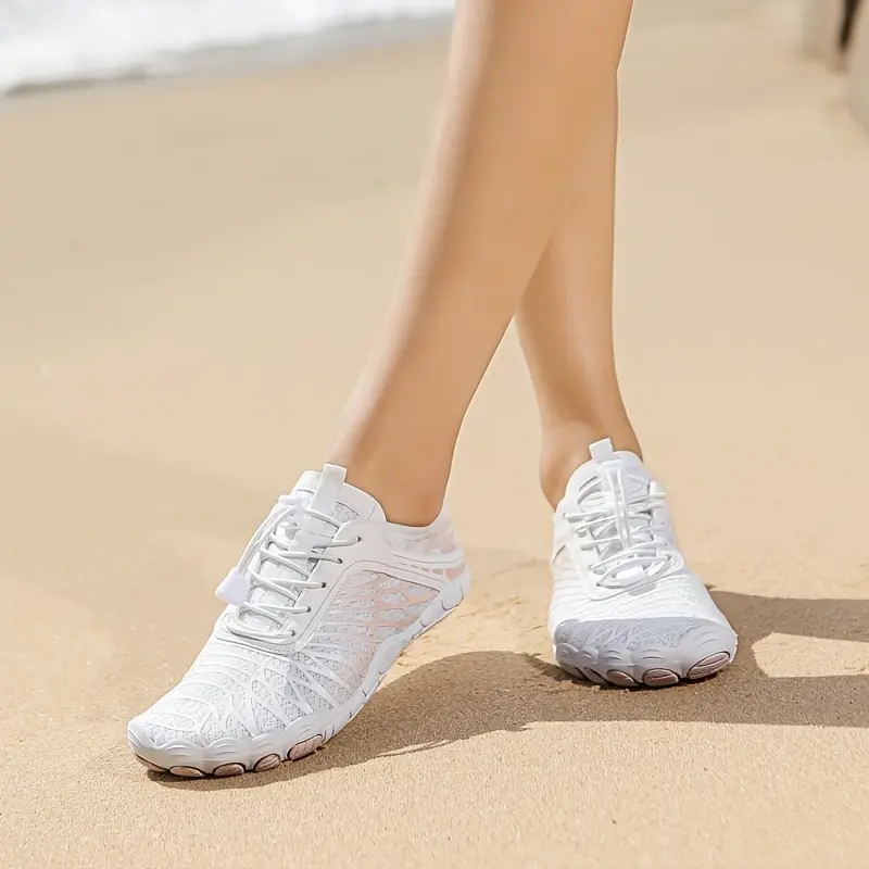 Women's Striped Quick-Dry Water Shoes - Lightweight, All-Season Fabric Sneakers with Textured Rubber Sole for Indoor Fitness & Outdoor Activities, Ladies Sneakers golf marathon men women running saucony carbon plate trending hiking referee football