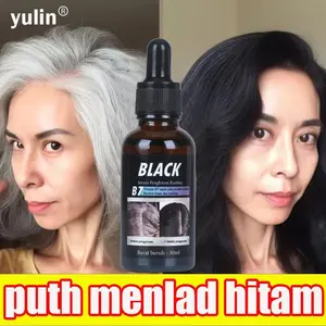 ORIGINAL 100% Rambut Hitam Lebat Secara Permanen Merawat Akar Rambut Bahan Alami Murni Aman Dan Tidak Merusak Rambut Obat Penghilang Uban Penghitam Rambut Permanen Tanpa Semir Minyak Dayak-penghitam uban permanen-penghitam uban alami-penghitam uban pria