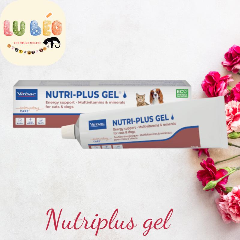 Sale HSD 2027 Mẫu mới Virbac Nutri-Plus Gel - Dinh Dưỡng Cao Cấp Cho Chó Mèo 1 Tuýp
