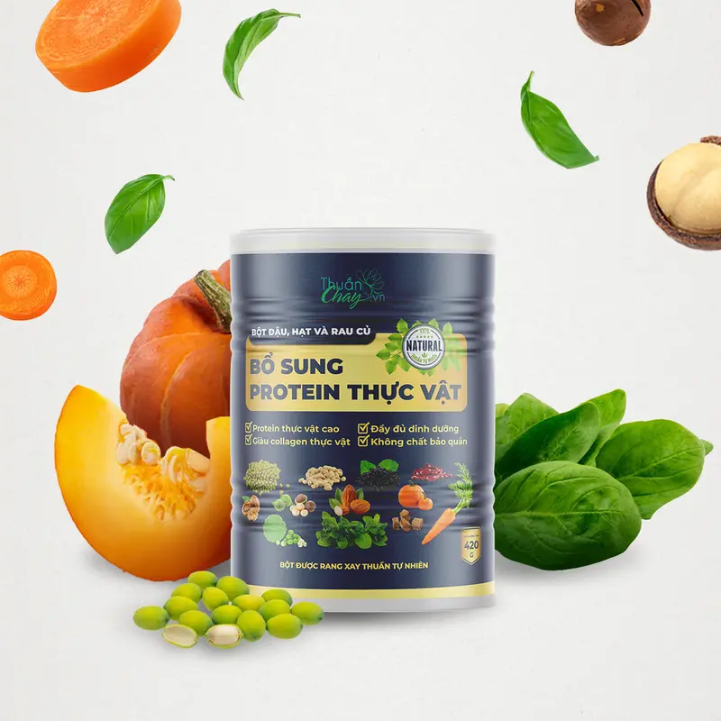 Bổ Sung Protein Thực Vật 420g - Bột Hạt Ngũ Cốc Rau Củ 4