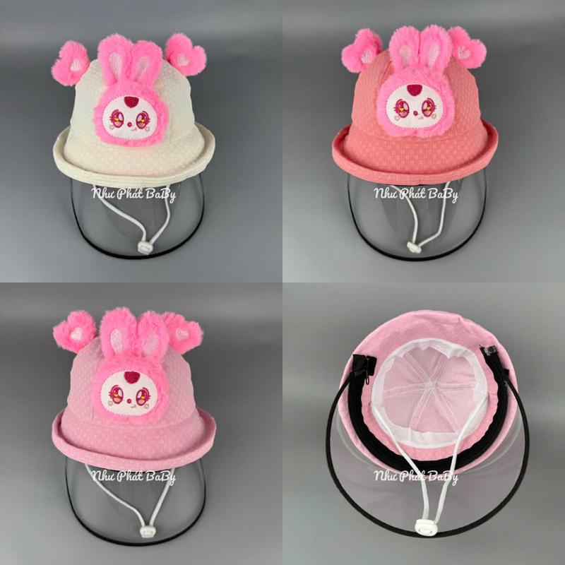 [ 1 tuổi - 3 tuổi ] Nón chống giọt bắn cho trẻ em, Mũ chống dịch cho bé Trau, bé Gái Kaki Hat