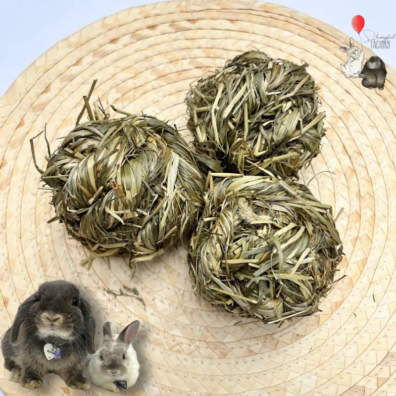 SkinnyFat Factory | Hay Ball - Mainan Gigitan Kelinci, Guinea Pigs, Chincilla 0
