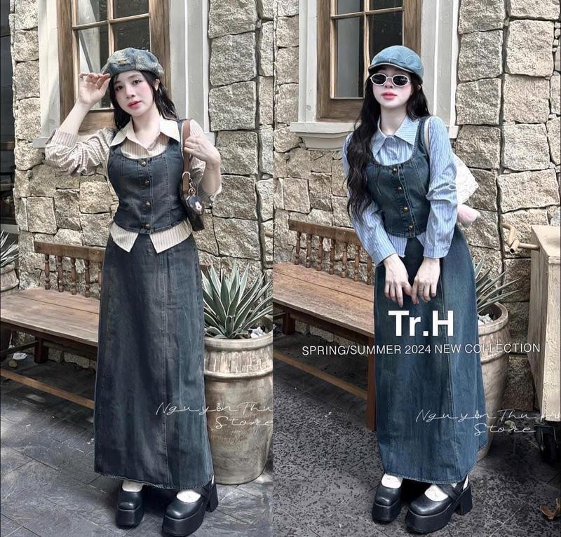 Product Introduction of Séc bò kẻ phối 2 màu cv dài 1