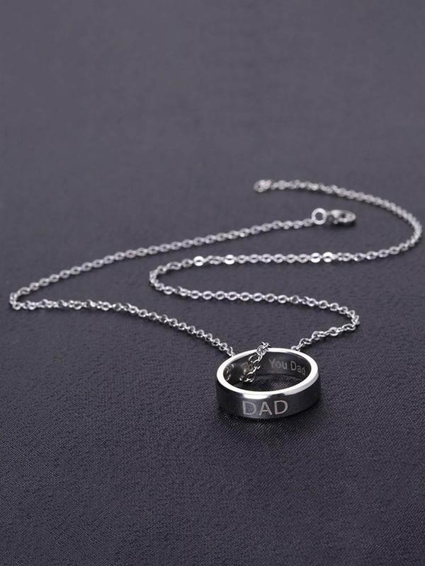 Men's 2024 Summer New Fashionable Jewelry Set, Pendant Necklace Keychain Link Braided Bracelet Matching Jewelry & Mug for Party, Trendy All-match & Exquisite Jewelry As Gift 7