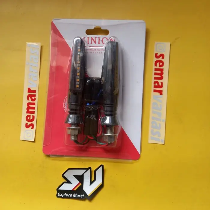 Lampu Sein Variasi Led Mini Senja Biru Universal Motorcycle