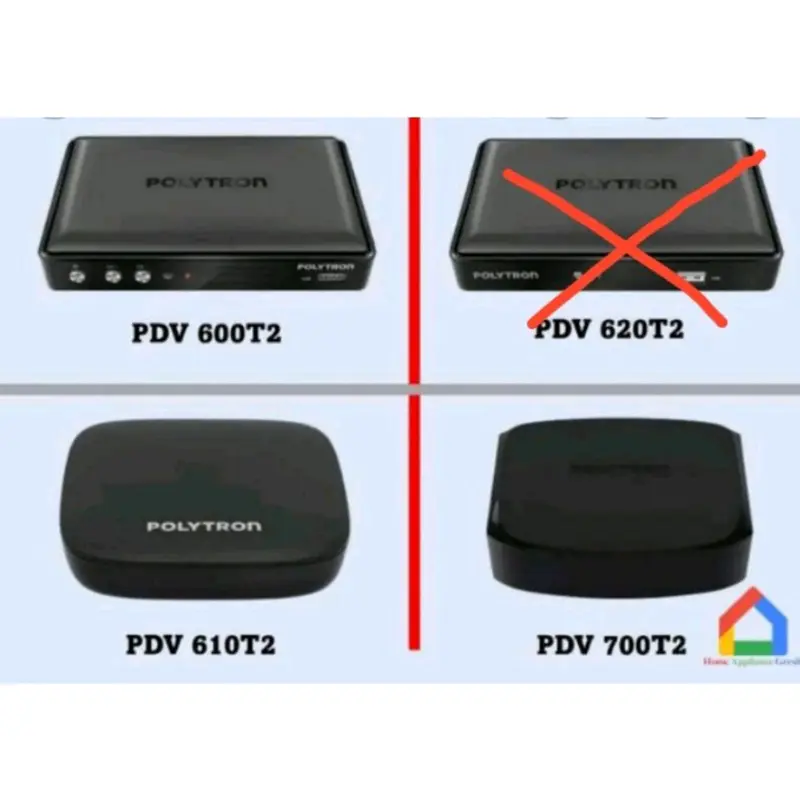 Remote STB Set Top Box Polytron PDV 600 610 700 T2 1