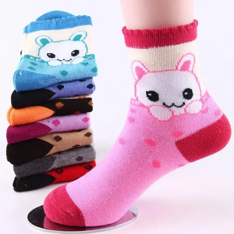 PROMO 6 PASANG KAOS KAKI ANAK PEREMPUAN DAN LAKI LAKI MOTIF TK SD 2