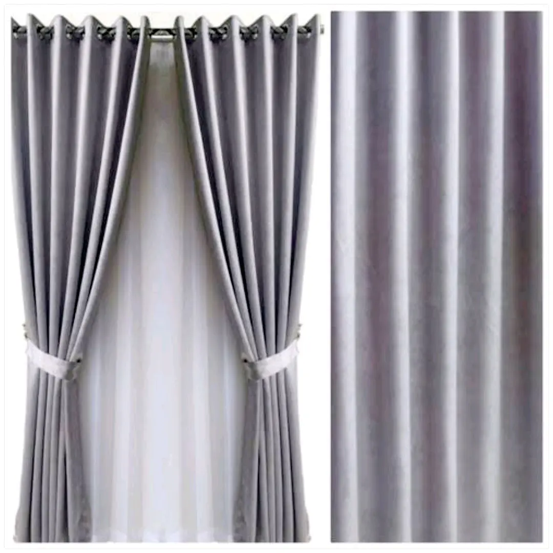 Gorden blackout polos minimalis untuk pintu dan jendela