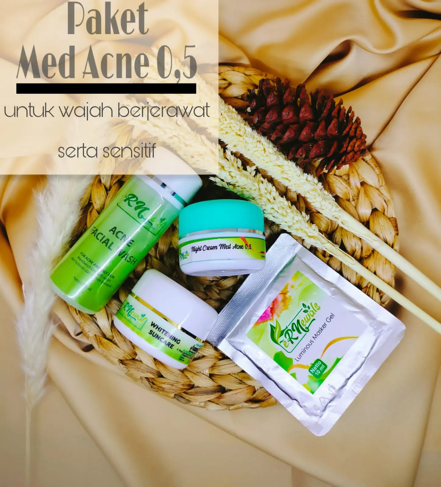 PAKET MEDIUM (MED ACNE 0,5) eRNewals Berjerawat