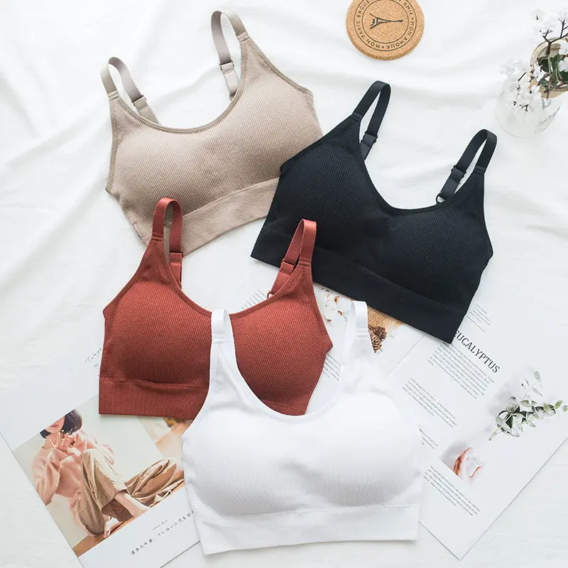 Seamless Strapless Cotton Bra For Minimalistic Girls Comfort Women Underwear Womenswear Lady