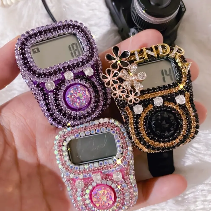 Tasbih digital USB Charger 5 Channel swarovski Bunga Muslim 7