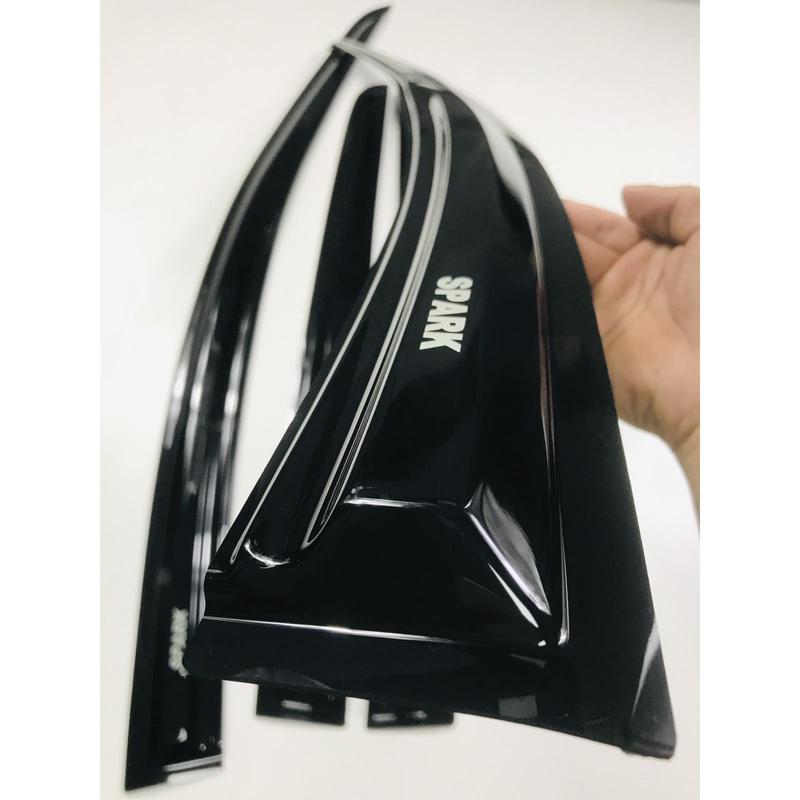 Chevrolet Spark 2011 2012 2013 2014 2015 2016 2017 2018 MUGEN Rain Visor Sun Gutter IM 4