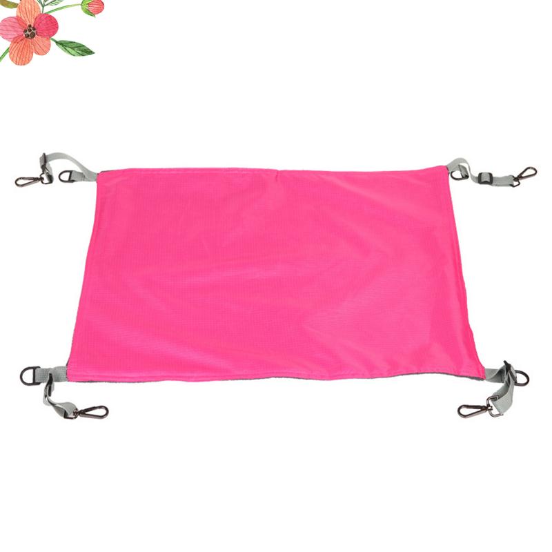 Cat Sleeping Mat Hammock Swing Refillable Cats Toys Two Sides 55*43cm Rosy 7