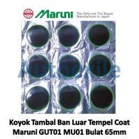 Gambar Koyok Tambal Ban Luar Tire Patch Maruni GUT-01 MU-01 Bulat 65mm 9buah Tip Top GUT01 MU01 Tanpa Masak Made in Japan - Hitam Hijau dari Autoexile Kota Medan 1 Tokopedia