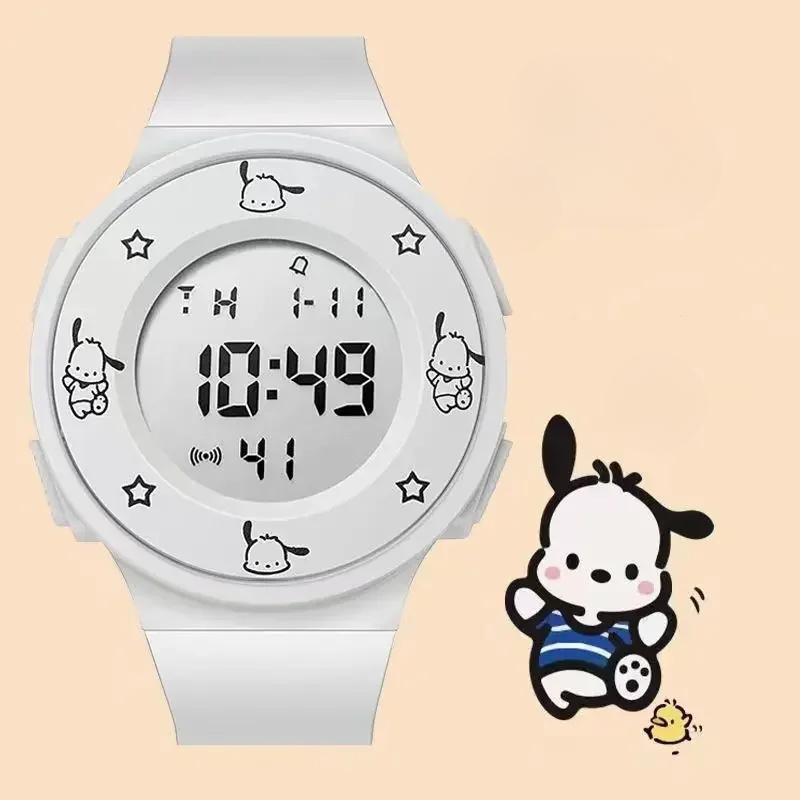 Product Introduction of Pochacco Kids Watch Cute Girls Boy Cartoon Electronic Watch Student Toys Birthday Gifts Sanrio Hello Kitty 0