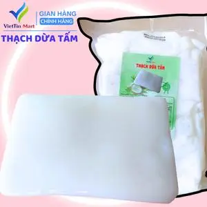 Thạch Dừa Thô Miếng (DẠNG TẤM) Viettin Mart 1KG