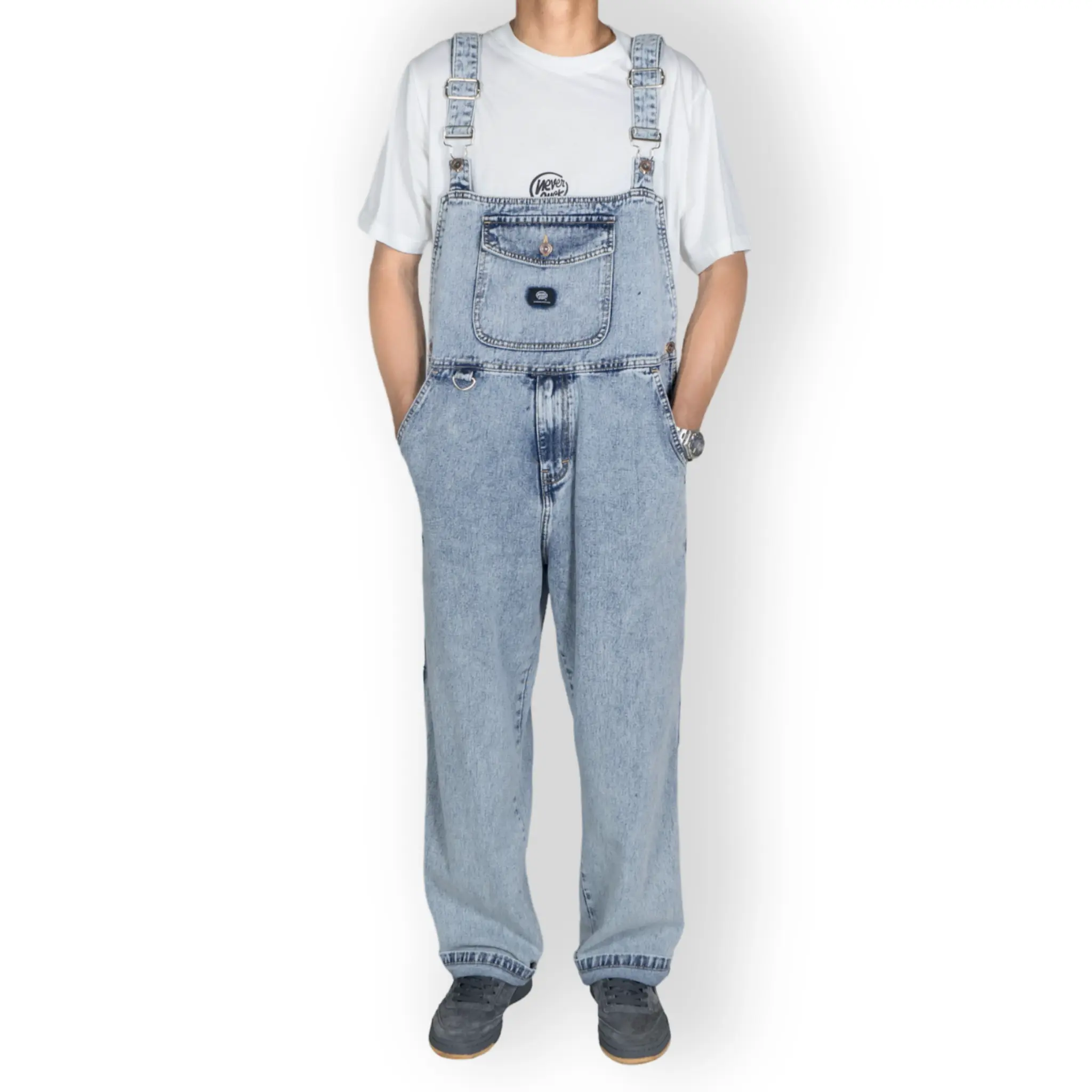 NEVERSUCK OVERALL BLUE WASH