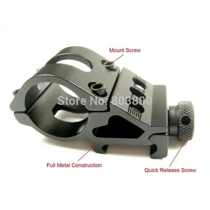 [COD] Bracket Senter Mount Laser Pressure Steel Accessories Flashlight 254mm 3
