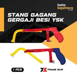 YSK Stang Gergaji Besi Gagang Karet Stang Gergaji Adjustable - 1 pcs