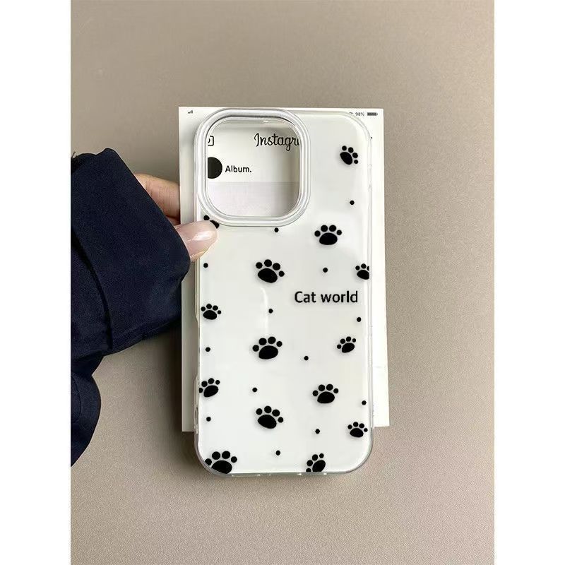 เคสโทรศัพท์มือถือ ดีไซน์เรียบง่าย กรงเล็บสร้างสรรค์ IMD สองชั้น สำหรับ iPhone iPhone16/X/promax และ 