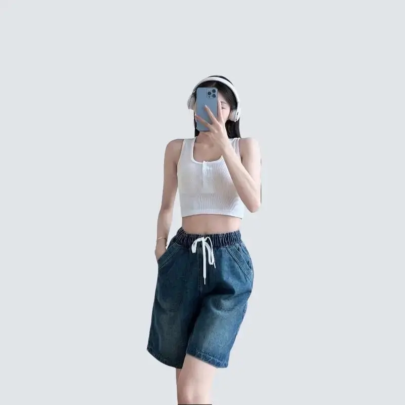 Quần Jean nữ lưng chun co giãn có bigsize 3XL, quần chất bò co co giãn phong cách Hàn Quốc Women Pants