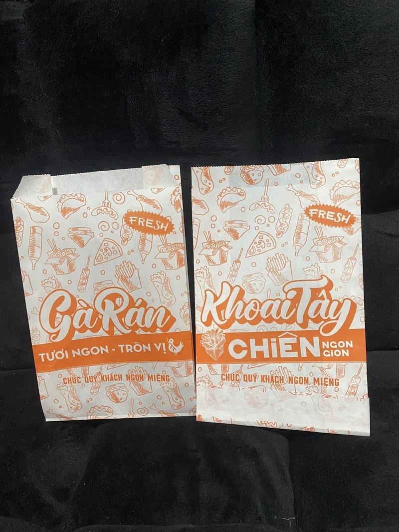 Product Introduction of Túi Đựng Gà Rán Và Khoai Tây Chiên Cam 100 cái 2
