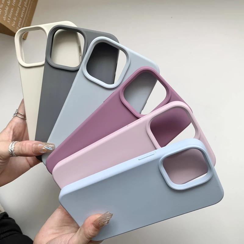 Ốp Lưng iPhone TPU Lót Nhung, Chống Bẩn, Bảo Vệ Camera - iP 7/8/X/XS/XR/11/12/13/14/15/16/17/Plus/Pro/Max/Air