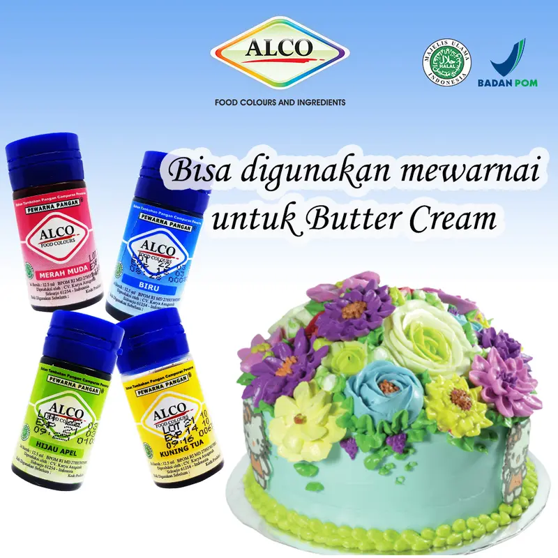 Pewarna Makanan Kue ALCO 12,5 ml 5