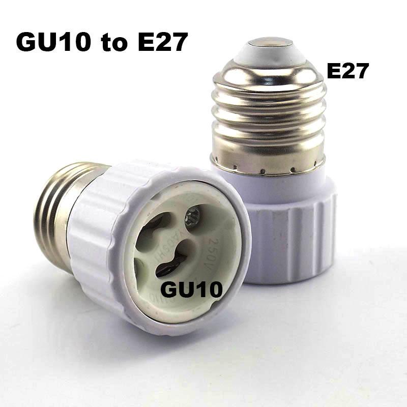 Product Introduction of 2pcs E27 E14 e17 to e40 e27 G24 GU10 E12 B22 MR16 LED lamp base light Adapter Bulb Holder Converter AC power Socket For Corn lamp FEH1SG 189