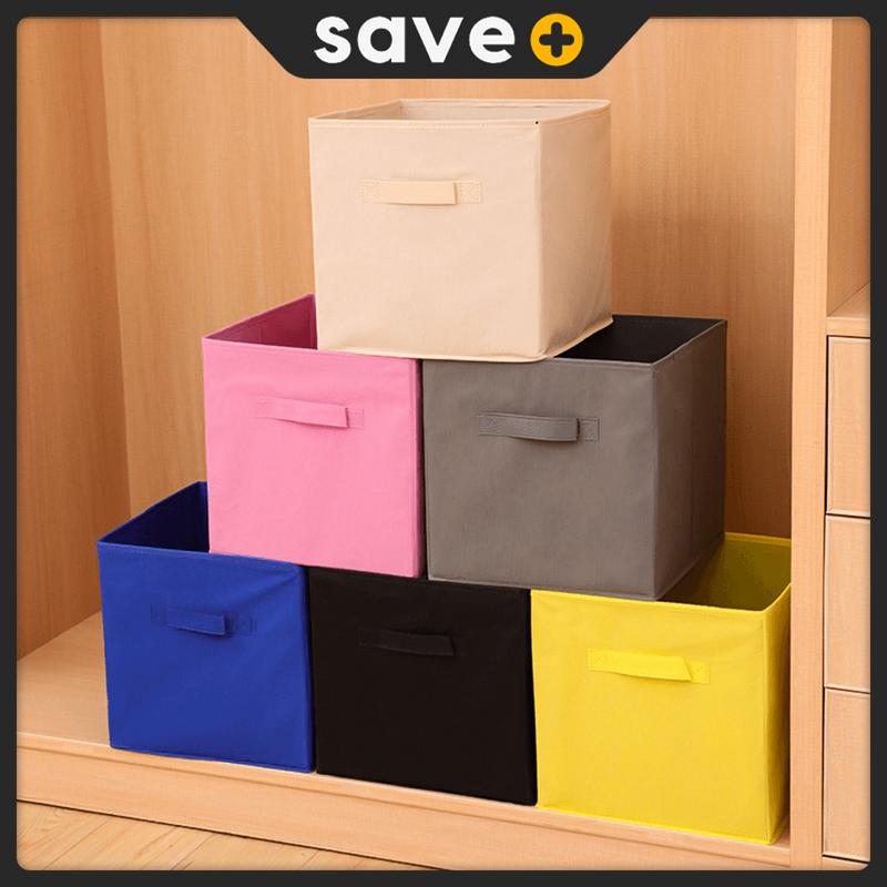 SAVE+ Foldable Storage Box Home Office Bedroom Cosmetics Organiser ...