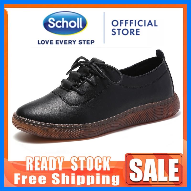 scholl women shoes Women's scholl casual leather shoes scholl ladies shoes Boat Shoes Loafers Shoes 2