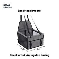 Gambar Tempat Duduk Mobil Anjing Kucing Travel Pet Car Seat Waterproof - Merah Muda dari Only Pets Kota Administrasi Jakarta Pusat 5 Tokopedia