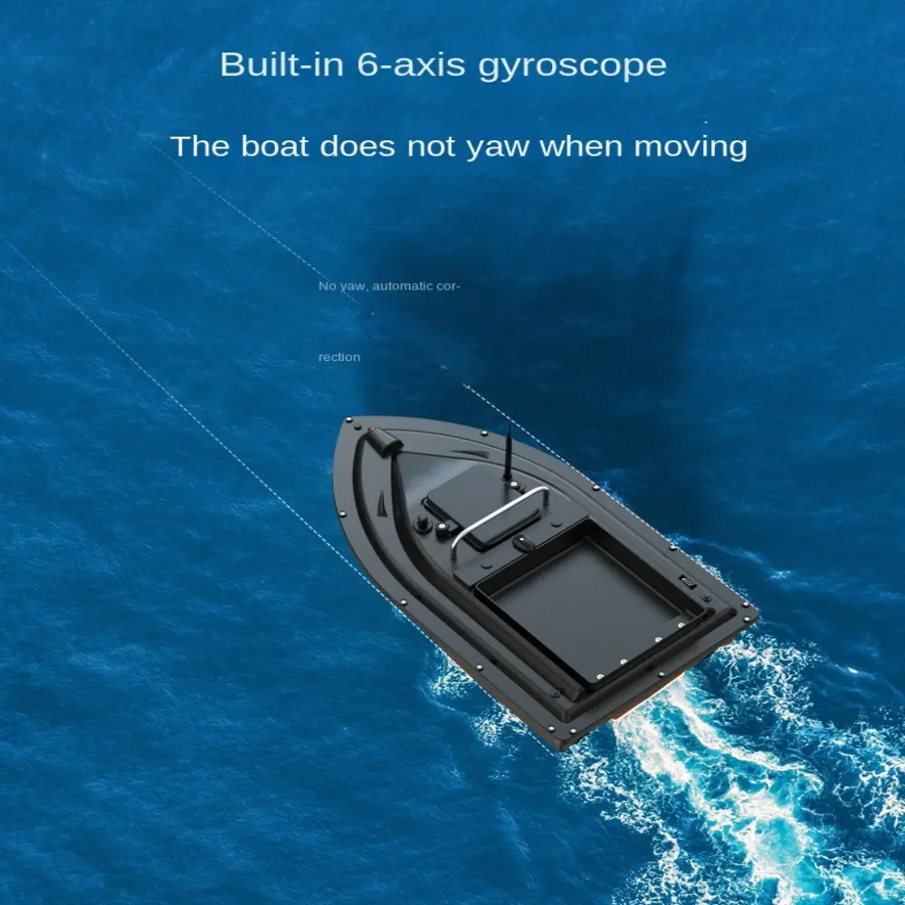 2024 500M RC Nest Bait Boat Large Waterproof RC Fishing Boat Smart RC Nest Bait Boat Remote Control Nesting Boat