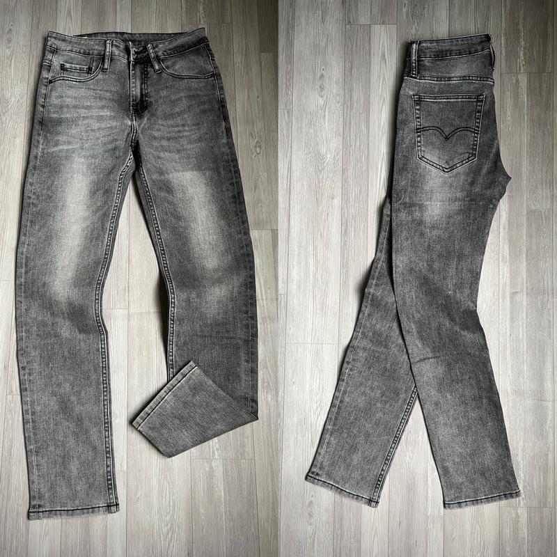 Quần Jean xám loang màu Basic form Slim ôm nhẹ 511-42 0