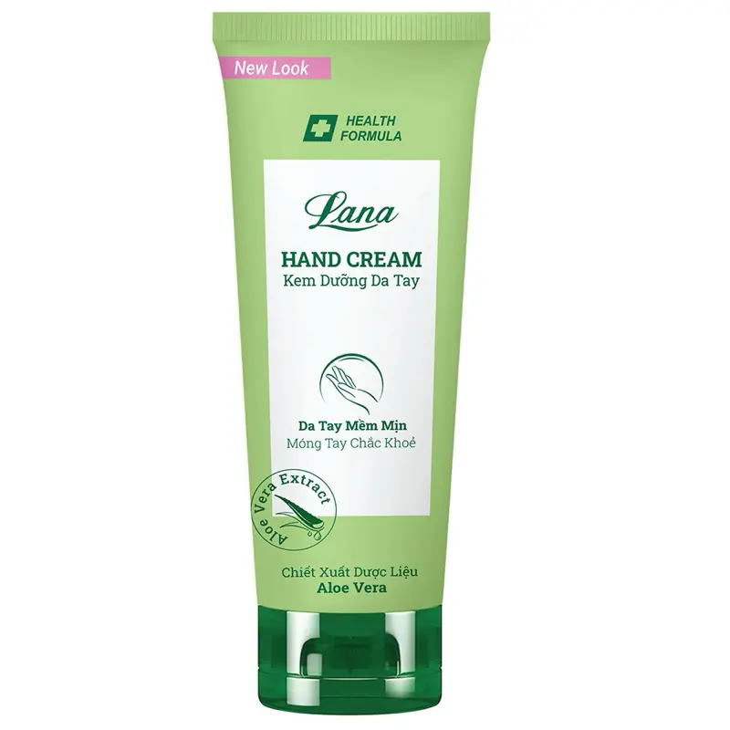 Kem dưỡng mềm mịn da tay móng tay chiết xuất từ Nha đam LANA Hand Cream 80g 0