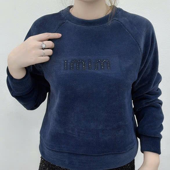 Áo nỉ sweater dáng croptop chất nỉ lông nhung mềm ấm áp a317 Nữ Women Cổ Tròn