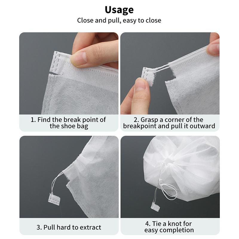 Product Introduction of Túi lưu trữ giày, 5 cái, Túi dây kéo, Chống bụi và chống vàng, Có thể tái sử dụng, Thích hợp cho du lịch ngoài trời, Túi Cầm Tay 14