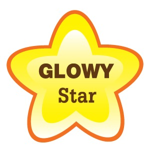 โลโก้ร้าน  Glowy Star